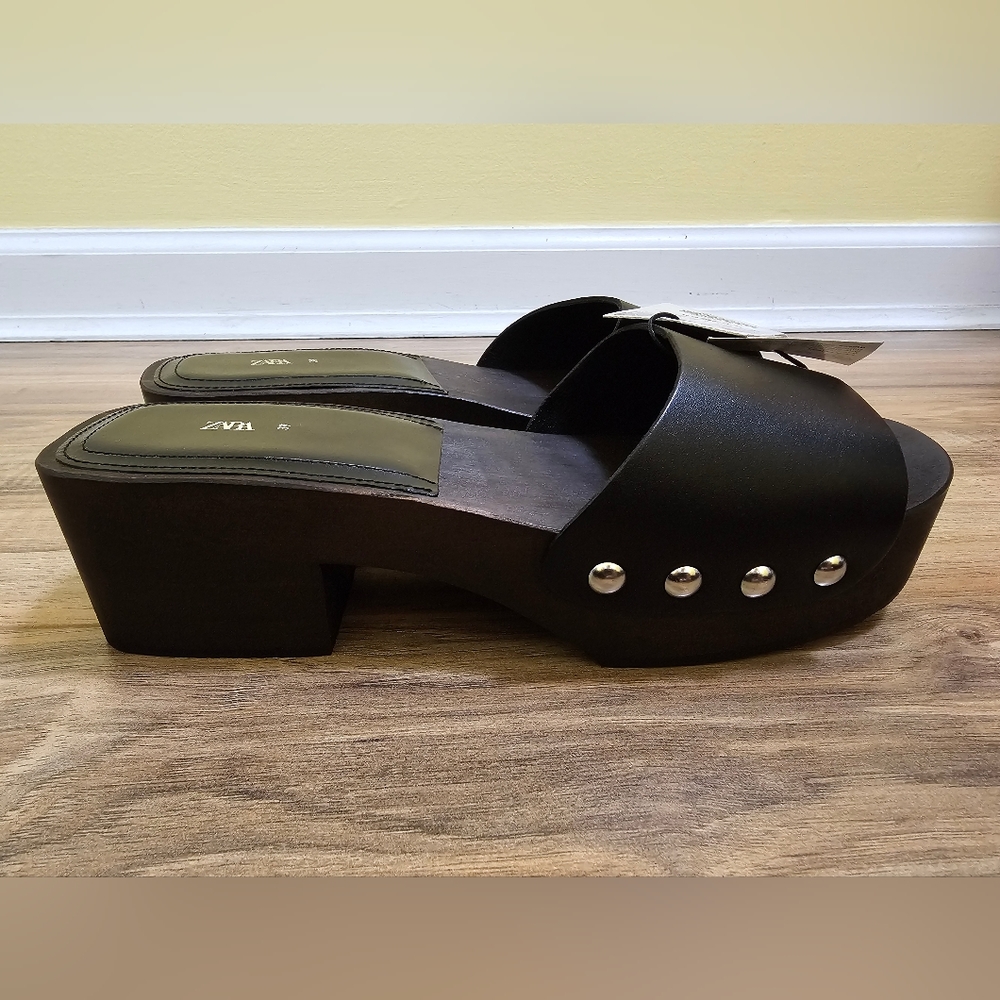 ZARA LEATHER SANDALS LIMITED EDITION, US 8 - Picture 2 of 12
